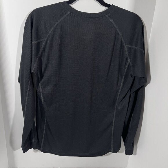 Carhartt Force Waffle Base Layer Thermal Long Sleeve Black Shirt Women s L 12/14 - Picture 4 of 6
